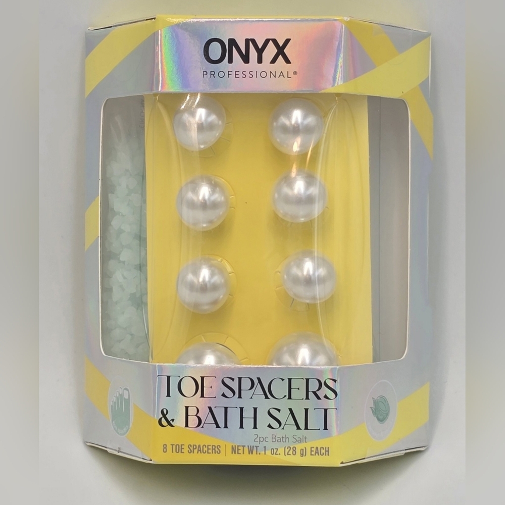 Onyx Professional Toe Spacers And Bath Salt Set